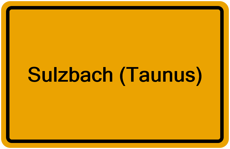 Handelsregister Sulzbach (Taunus)